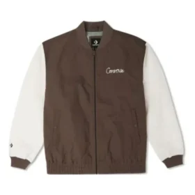 Jachetă țesută cu cusături în lanț Mărimi asiatice „Earthy Brown”