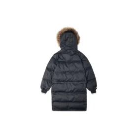 Jachetă lungă convertibilă din puf, mărimi asiatice „Negru”