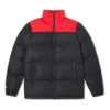 Jachetă matlasată Colorblock Mărimi Asia „Negru Roșu”
