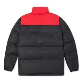 Jachetă matlasată Colorblock Mărimi Asia „Negru Roșu”