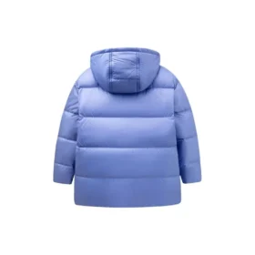 Jachetă matlasată cu logo imprimat, mărimi asiatice „Purple White”