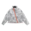 Jachetă matlasată Mărimi asiatice „White Grey”