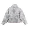 Jachetă matlasată Mărimi asiatice „White Grey”