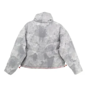 Jachetă matlasată Mărimi asiatice „White Grey”