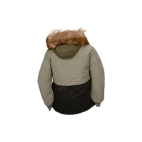 Jachetă premium de modă, lungime medie, mărimi asiatice „Army Green”