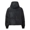 Jachetă pufoasă oversized cu umplutură de puf, mărimi asiatice, „Negru”