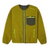 Jachetă reversibilă din fleece polar cu logo Stay Warm, verde