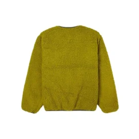 Jachetă reversibilă din fleece polar cu logo Stay Warm, verde