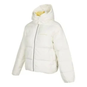 Jachetă scurtă din puf și material textil, mărimi asiatice „White”