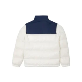 Jachetă scurtă din puf Mărimi asiatice „White Midnight Navy”