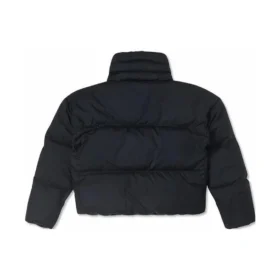 Jachetă scurtă matlasată cu puf, mărimi asiatice, „Negru”