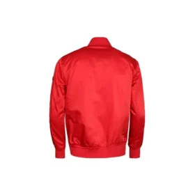 Jachetă sport casual cu guler în picioare, mărime asiatică „Red”