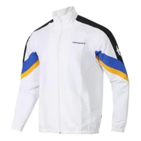 Jachetă sport Color Block Mărimi asiatice „Alb”