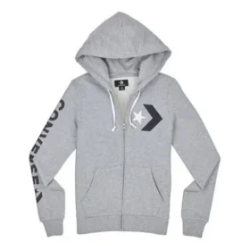 Jachetă Star Chevron cu fermoar complet, mărimi asiatice „Grey”