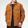Jachetă tip cămașă cu mâneci lungi Mărimi asiatice „Brown”