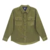 Jachetă tip cămașă cu mâneci lungi, mărimi asiatice „Olive Green”