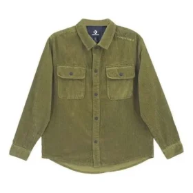 Jachetă tip cămașă cu mâneci lungi, mărimi asiatice „Olive Green”