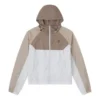 Jachetă ușoară de vânt Mărimi asiatice „Beige White”