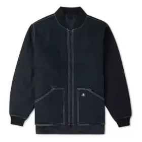 Jachetă utilitară căptușită reversibilă, mărimi asiatice „Negru”