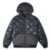 Jachetă utilitară reversibilă din puf, mărimi asiatice „Black”