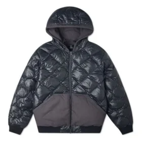 Jachetă utilitară reversibilă din puf, mărimi asiatice „Black”
