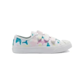 Jack Purcell Low Easy-On „Shark Bite – Alb”