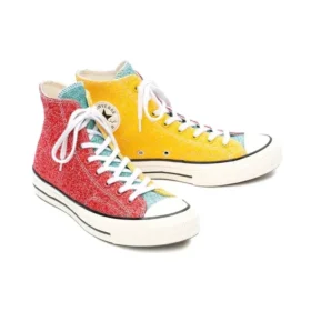 JW Anderson x Chuck 70 Hi „Glitter Pack – Cherry Sulphur”