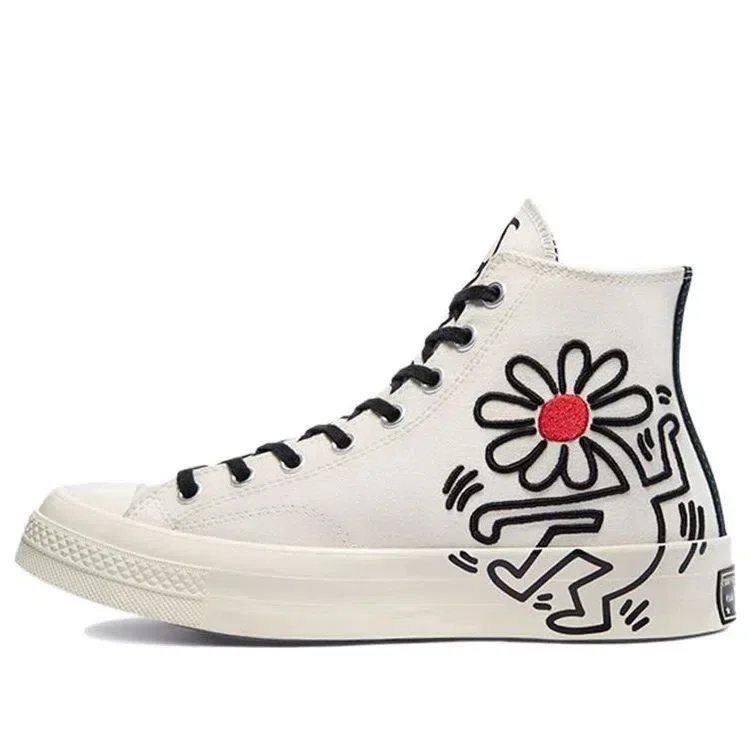 Keith Haring x Converse Chuck 70 High Tops Egret White „Egret Black Red” Keith Haring x Converse Chuck 70 High Tops Egret White „Egret Black Red”