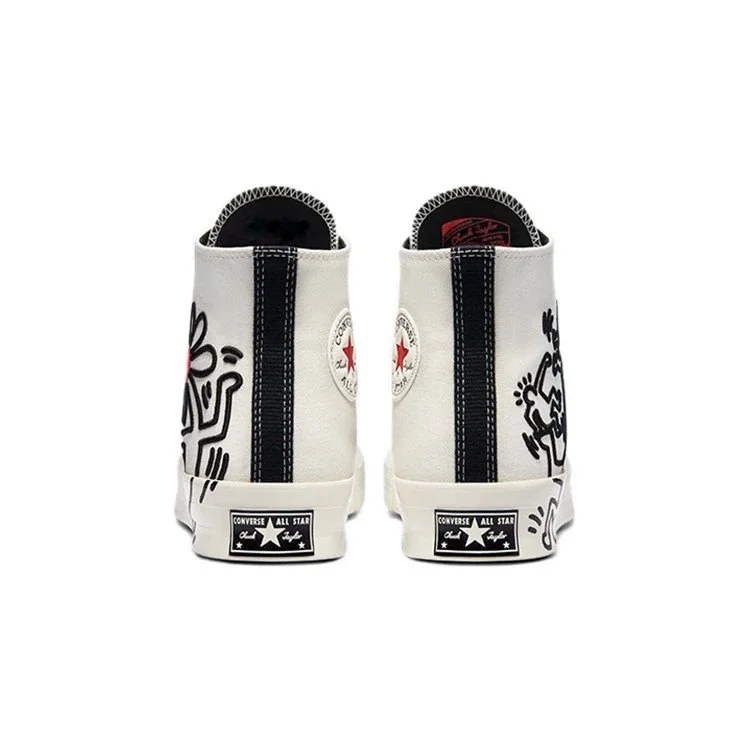 Keith Haring x Converse Chuck 70 High Tops Egret White „Egret Black Red” Keith Haring x Converse Chuck 70 High Tops Egret White „Egret Black Red”