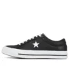 Leather One Star Low Top „Black White”
