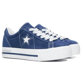 MadeMe x One Star Platform Suede Ox „Medieval Blue”