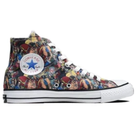 One Piece x Converse Chuck Taylor All Star 100 PT HI Pantofi din pânză Multicolor