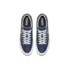 One Star din piele perforată, model low-top, albastru închis