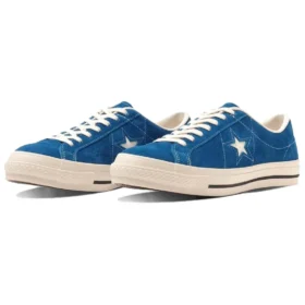 One Star J Suede „Albastru Alb”