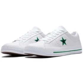 One Star Piele de bou Alb/Verde Stil original