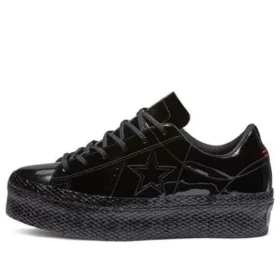 One Star Platform Ox „Patent Black”