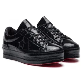 One Star Platform Ox „Patent Black”