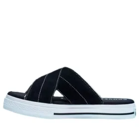 One Star Sandal Slip „Black White”
