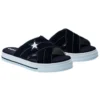 One Star Sandal Slip „Black White”