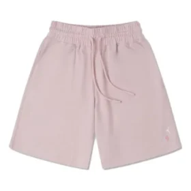 Șorturi cu șnur și broderie florală Mărimi asiatice „Pink”