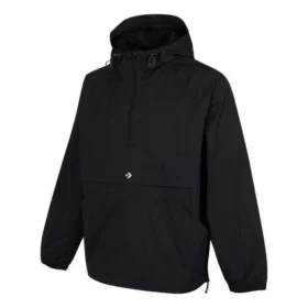Palton Anorak Oversized, gata de teren, mărimi asiatice „Negru”