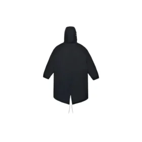 Palton lung din puf, mărimi asiatice „Negru”