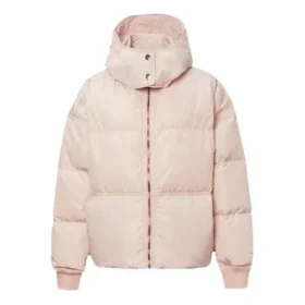 Palton puf oversized Mărimi asiatice „Roz”