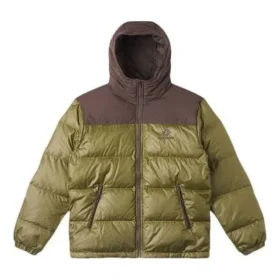 Palton scurt din puf Mărimi asiatice „Verde”