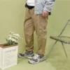 Pantaloni cargo ușori, mărimi asiatice „Kaki”
