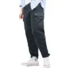 Pantaloni cargo utilitari din țesătură Mărimi asiatice „Negru”