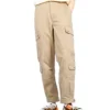 Pantaloni cargo utilitari țesuți, mărimi asiatice „Beige”