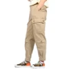 Pantaloni cargo utilitari țesuți, mărimi asiatice „Beige”