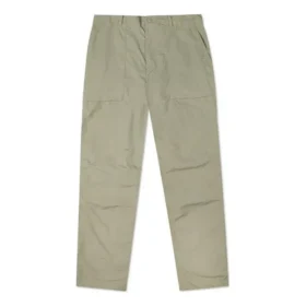 Pantaloni casual Converse pentru bărbați, de culoare solidă, cu croi drept, țesuți, gri deschis, verde