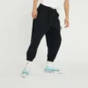 Pantaloni casual Converse pentru bărbați, de culoare solidă, cu Șireturi, negri
